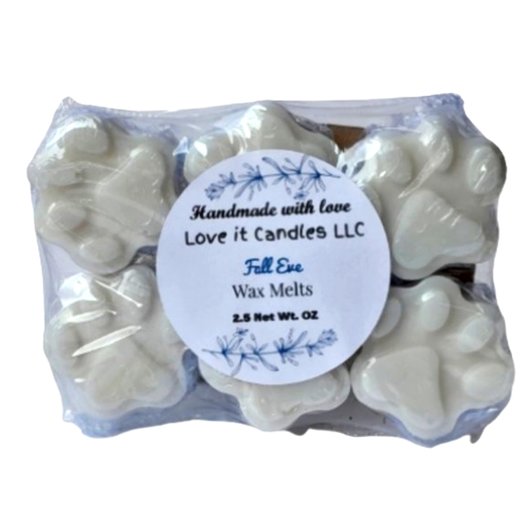 Fall Signature Scented Soy Wax Melts Fall Eve Paw Shape 2.5oz great for gifts - Picture 2 of 5
